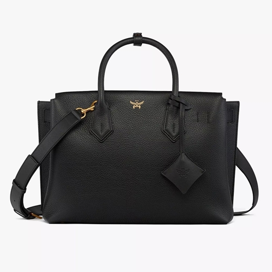 Picture of MCM Milla Leather Medium Tote - Black