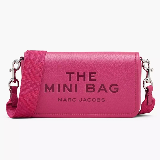 Picture of Marc Jacobs The Leather Mini Bag - Raspberry Pink
