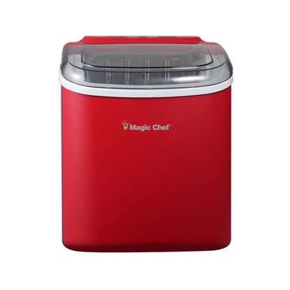 Picture of Magic Chef 27-lb. Portable Countertop Ice Maker - Red