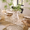 Picture of MacKenzie-Childs Mocha Check Tall Vase