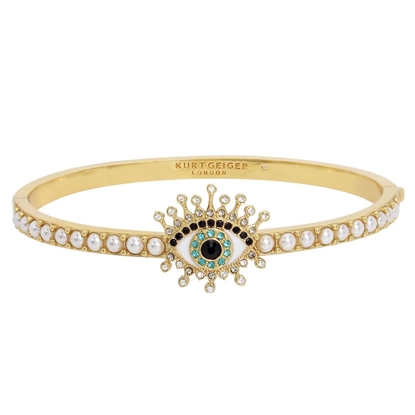 Picture of Kurt Geiger Signature Evil Eye Bangle Bracelet