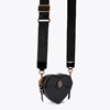 Picture of Kurt Geiger 2-Zip Shoreditch Heart Crossbody - Black Patent