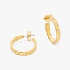 Picture of Kate Spade Set In Stone Hoop Earrings - Gold/Clear