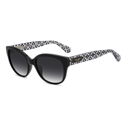 Picture of Kate Spade Ninna Sunglasses - Black Frame/Dark Grey Lens