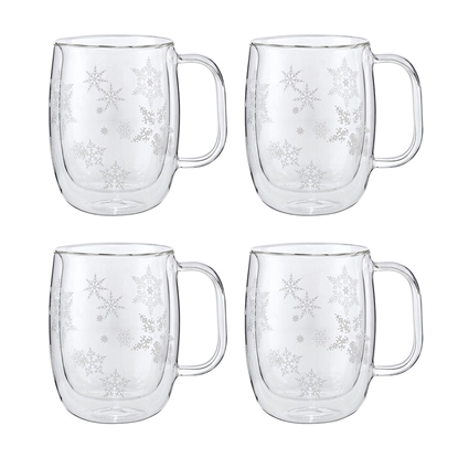 Picture of ZWILLING Sorrento Plus 4-Piece Snowflake Coffee Mug Set