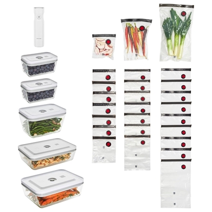 Picture of ZWILLING Fresh & Save 32-Piece Glass Vacuum Starter Set