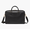 Picture of Fossil Asher Leather Briefcase - Black