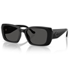 Picture of Coach Maxi Sculpted C Oversized Rectangle Sunglasses - Blk/Gry