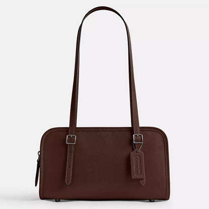 Picture of Coach Swing Zip Bag - Silver/Maple