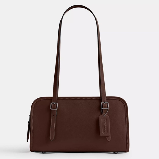 Picture of Coach Swing Zip Bag - Silver/Maple