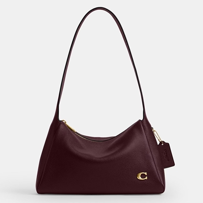 Picture of Coach Lola Shoulder Bag - Brass/Merlot