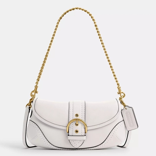 Picture of Coach Soho Bag 25 - Brass/Chalk