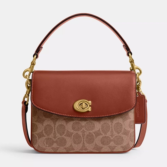 Picture of Coach Cassie Crossbody Bag 19 - Brass/Tan Caramel