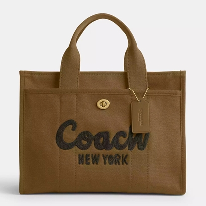 Picture of Coach Cargo Tote Bag - Brass/Olive