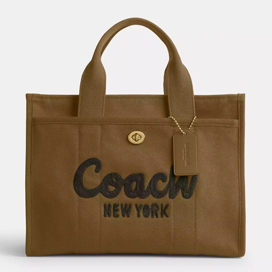 Picture of Coach Cargo Tote Bag - Brass/Olive