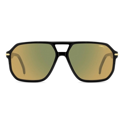 Picture of Carrera Hexagon Sunglasses-Black/Yellow Green Mirror