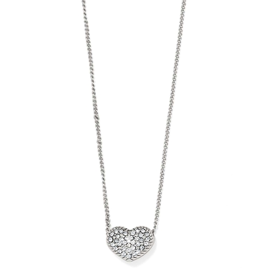 Picture of Brighton Illumina Celeste Heart Petite Necklace - Silver