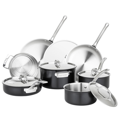 Picture of Viking 12-Piece 3-Ply Cast Black Cookware Set