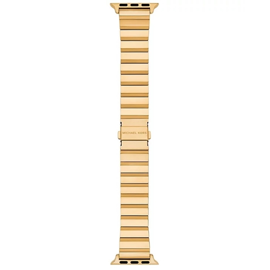 Picture of Michael Kors Gold-Tone Stainless Steel Apple Watch Band
