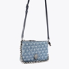 Picture of Kurt Geiger Kensington Puff 3 Pouch Bag- Blue Dark Combination