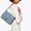 Picture of Kurt Geiger Kensington Puff 3 Pouch Bag- Blue Dark Combination
