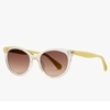 Picture of Kate Spade Karlee 2/S Round Havana Sunglasses with Brown Lens