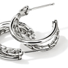 Picture of John Hardy 20.5mm Sterling Silver Essential Crossover Earring