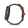 Picture of Garmin Venu 4 45mm GPS/Wi-Fi - Black Silicone & Brown Leather