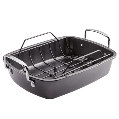 Picture of Circulon Nonstick Roaster Pan with Easy Serve Rack