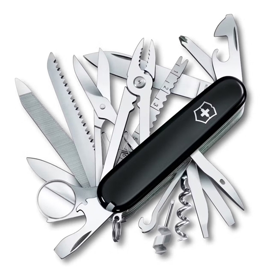 Picture of Victorinox Swiss Army Swisschamp Pocket Tool - Black