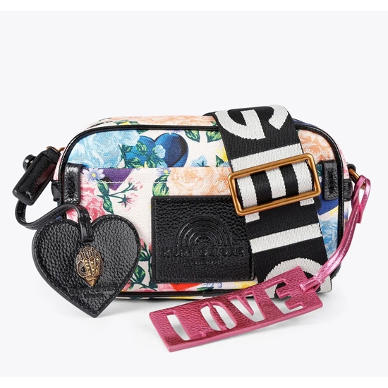 Picture of Kurt Geiger Southbank Small Camera Bag - Black/Combo Fabric