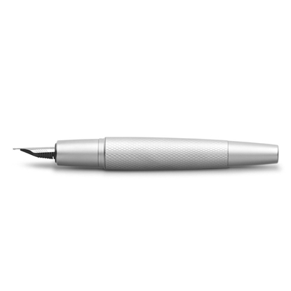 Picture of Faber-Castell Emotion Pure Silver Fountain Pen - Medium