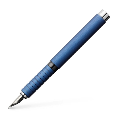 Picture of Faber-Castell Essentio Blue Aluminum Fountain Pen - Fine