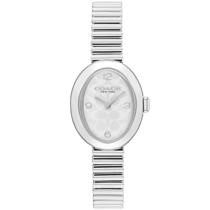 Picture of Coach Sammy Stainless Steel Watch with Silver White Dial