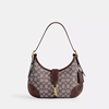 Picture of Coach Signature Jacquard Hamptons Hobo - Oak Maple