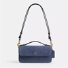 Picture of Coach Suede Elora Top Handle Crossbody Bag - Light Denim