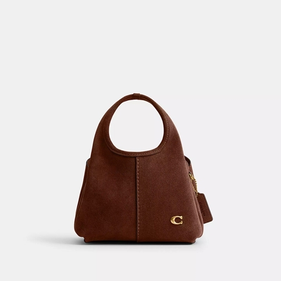 Picture of Coach Suede Lana Shoulder Bag 19 - Warm Brown