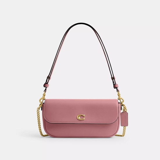 Picture of Coach Brook Flap Chain Bag - Peony