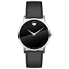 Picture of Movado® Men's Museum Black Strap Watch