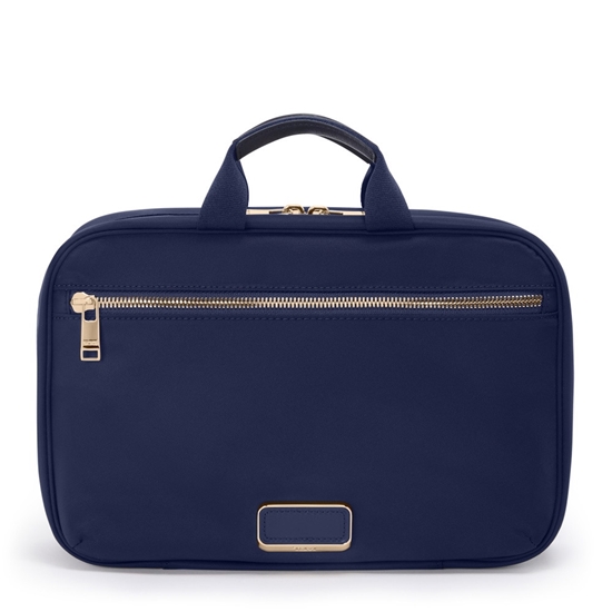 Picture of Tumi Voyageur Madeleine Cosmetic - Indigo/Light Gold