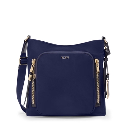 Picture of Tumi Voyageur Tyler Crossbody - Indigo/Light Gold