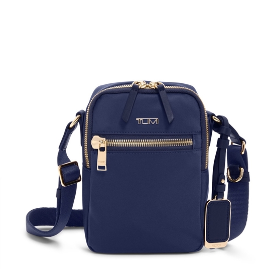 Picture of Tumi Voyageur Persia Crossbody - Indigo/Light Gold