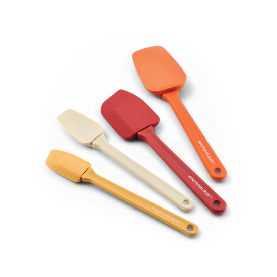 Picture of Rachael Ray 4-Piece Spatula Set - Red Multi