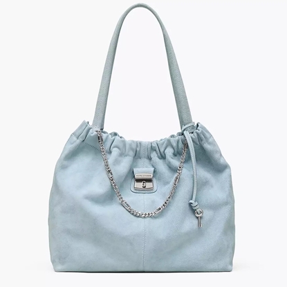 Picture of Marc Jacobs Suede Cristina Tote - Blue Mist