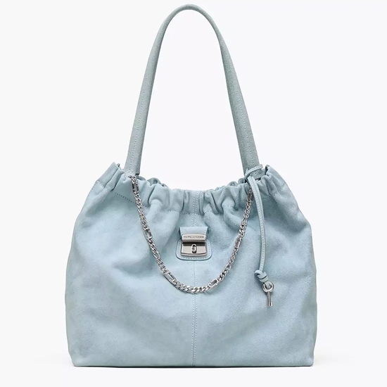 Picture of Marc Jacobs Suede Cristina Tote - Blue Mist
