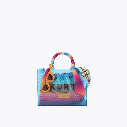 Picture of Kurt Geiger Jelly Small Tote Bag - Blue