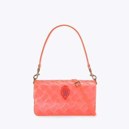 Picture of Kurt Geiger Jelly Kensington Shoulder Bag - Pink Combination