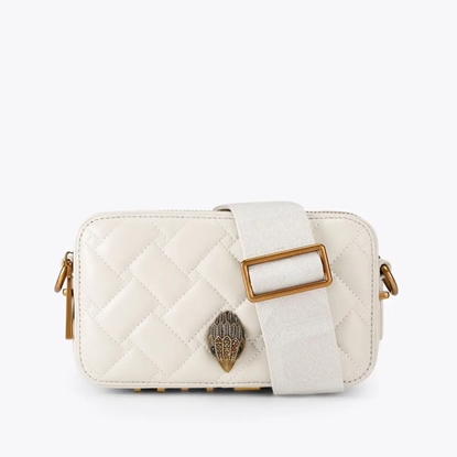 Picture of Kurt Geiger Two-Zip Kensington Camera Bag - Bone