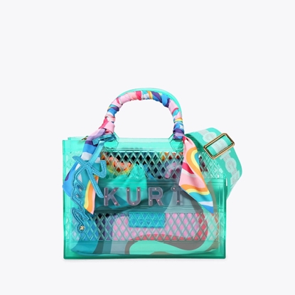 Picture of Kurt Geiger Jelly Small Tote Bag - Pale Green