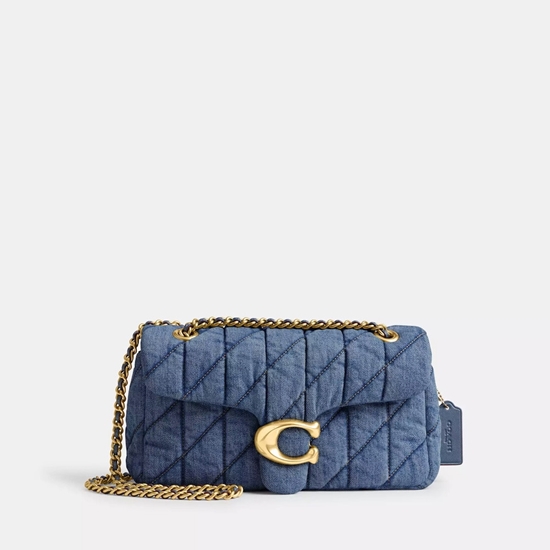 Picture of Coach Quilted Denim Tabby Shoulder Bag 26 - Indigo